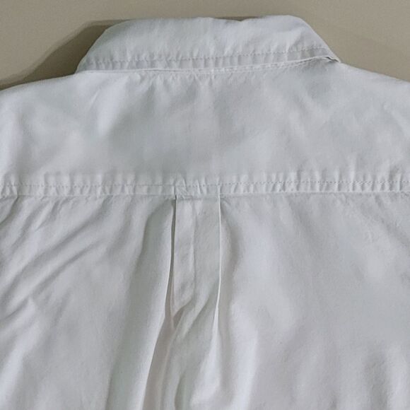 Cat & Jack™ Boy's White Long Sleeve Button-Down Shirt - Picture 11 of 13